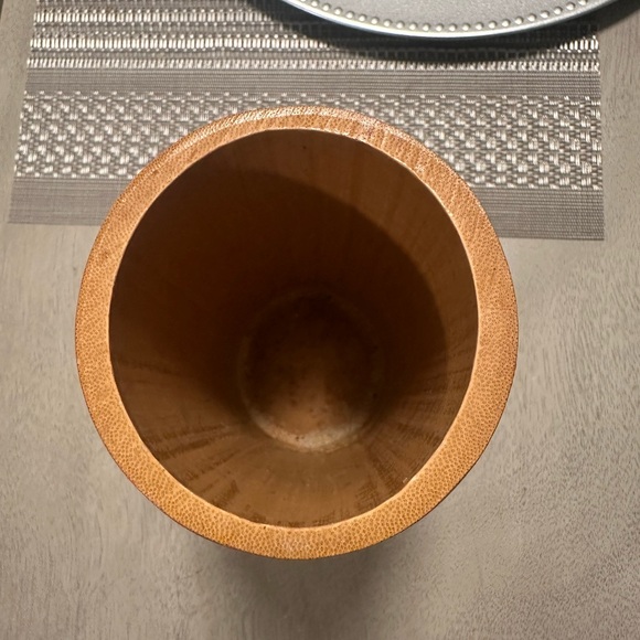 Bamboo utensils kitchen holder - Picture 2 of 4